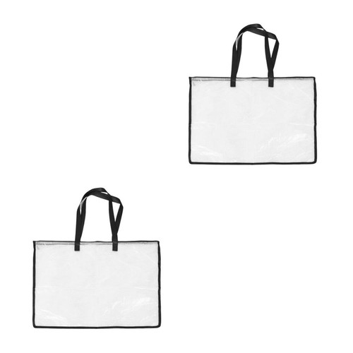 Transparent handle art storage - transparent,