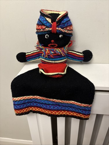 Vintage hand knitted - hand, folk