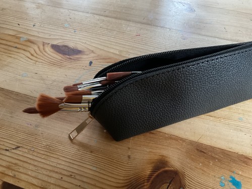 Faux leather storage bag 12 - storage,