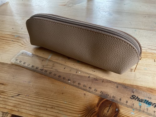 Faux leather storage bag - storage, &
