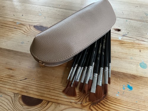 Faux leather storage bag 12 - storage,