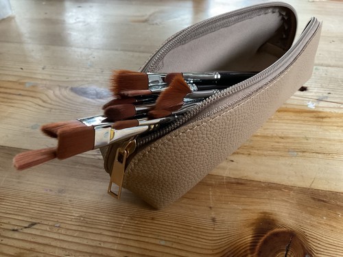 Faux leather storage bag - bag, &