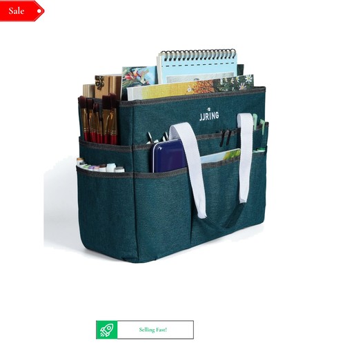 Craft organizer tote bag - organizer, large